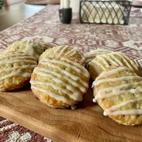 Blueberry lemon bites finished baking and ready to eat!