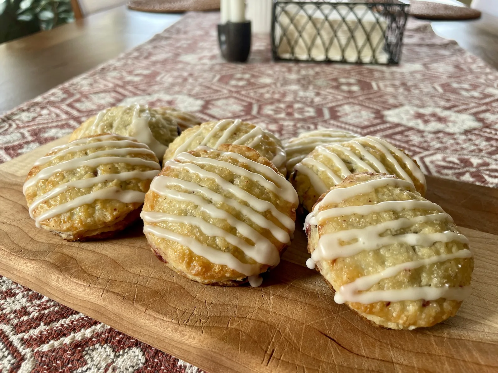 Blueberry lemon bites finished baking and ready to eat!