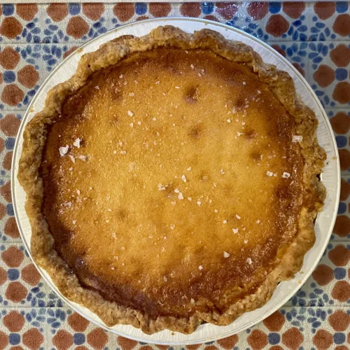 Salted Honey Pie (aka Apocalypse Pie) ready to eat!