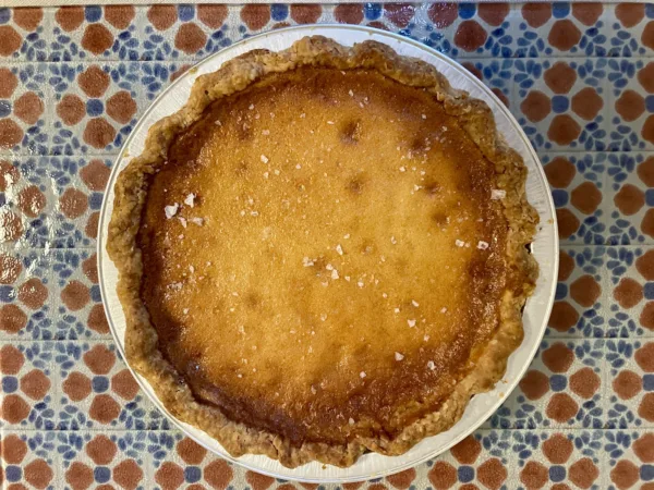 Salted Honey Pie (aka Apocalypse Pie) ready to eat!