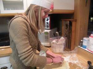 It's not pie clinic if you don't get flour on your face